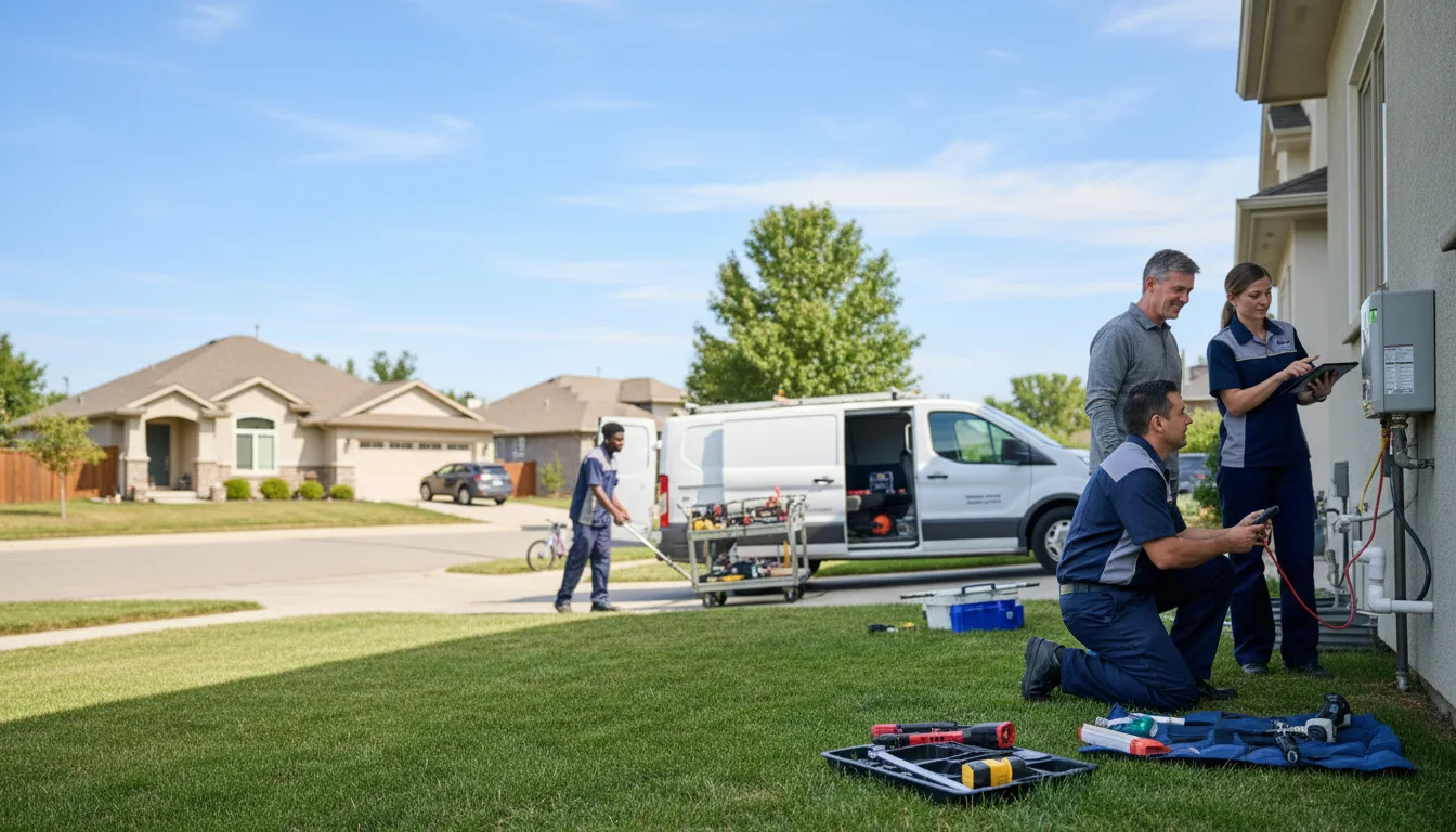 Tankless water heater service in Bison, SD